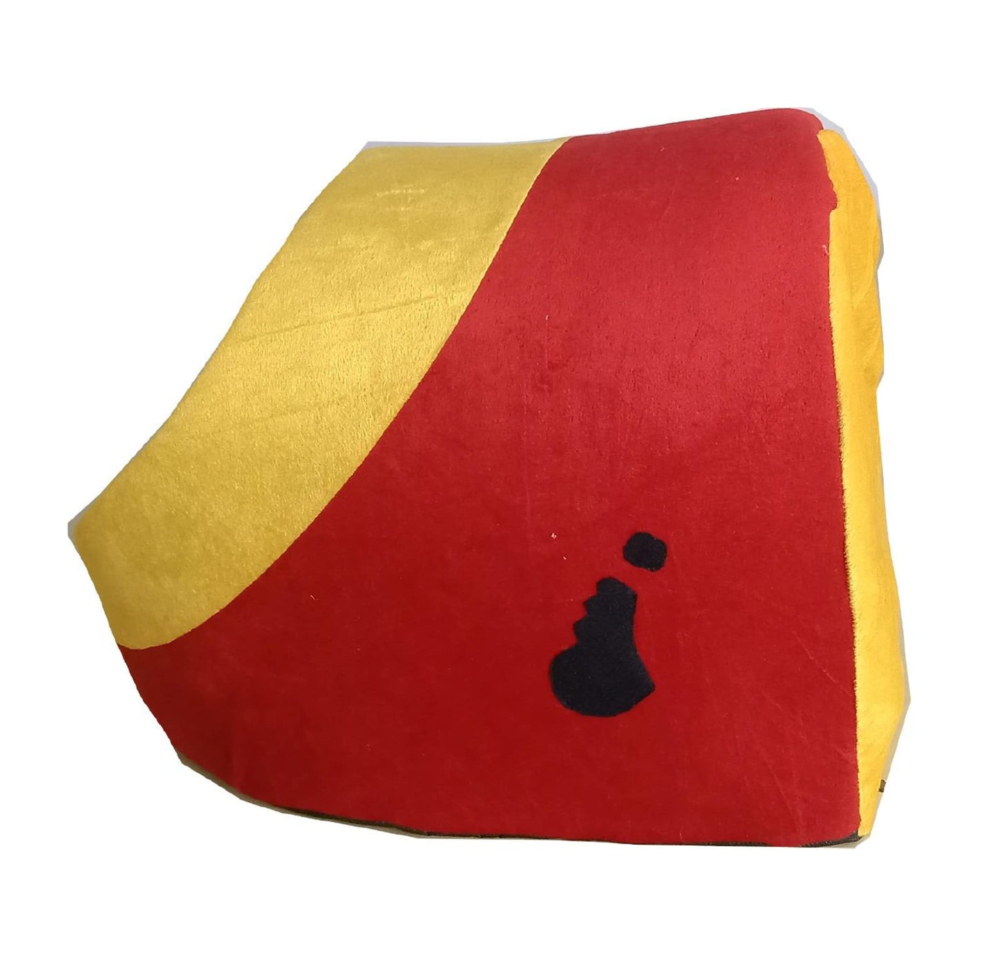 Igloo Pet Bed | Red and Yellow