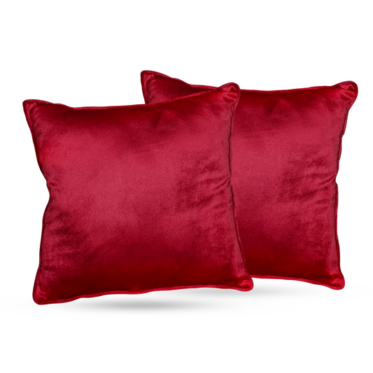 Ross World Luxury Polyester Pillow Cover - Perfect Fit for Standard Pillows, Solid Colors - Multiple Colot Options - 15x15 Inches