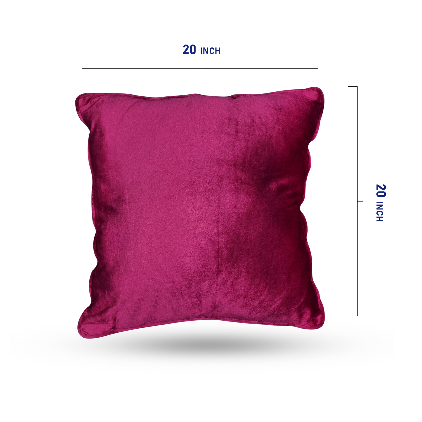 Ross World Luxury Polyester Pillow Cover - Perfect Fit for Standard Pillows, Solid Colors - Multiple Colot Options - 15x15 Inches