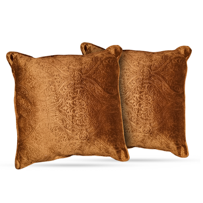 Ross World Luxury Polyester Pillow Cover - Perfect Fit for Standard Pillows, Solid Colors - Multiple Colot Options - 15x15 Inches